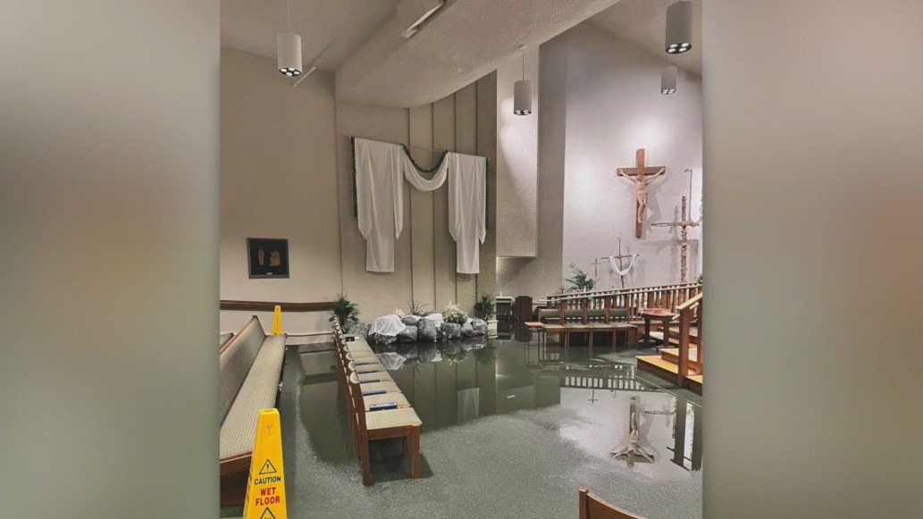 Greendale church floods during Holy Week